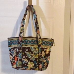 Multicolor QK quilted purse